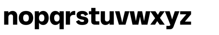 Binoma Extra Bold Font LOWERCASE