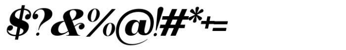 Bintro Italic Font OTHER CHARS