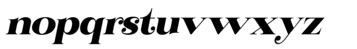 Bintro Italic Font LOWERCASE