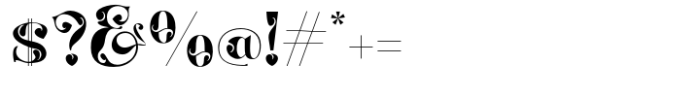 Biochy Regular Font OTHER CHARS