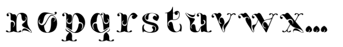 Biochy Regular Font LOWERCASE
