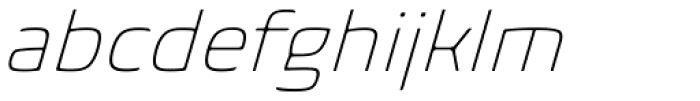 Biome Pro ExtraLight Italic Font LOWERCASE