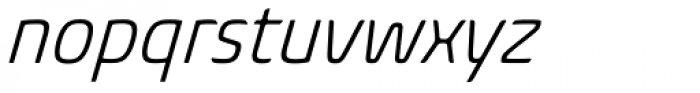 Biome Pro Narrow Light Italic Font LOWERCASE