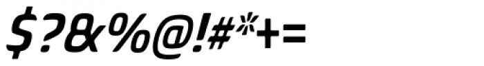 Biome Std Narrow SemiBold Italic Font OTHER CHARS