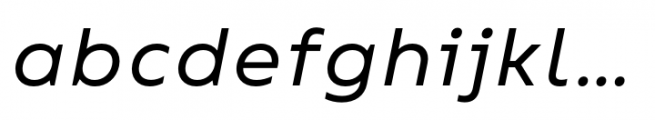 Bion Regular Italic Font LOWERCASE