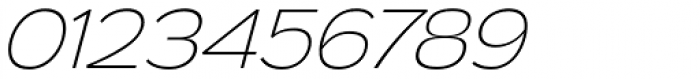 Biondi Sans ExtraLight Italic Font OTHER CHARS