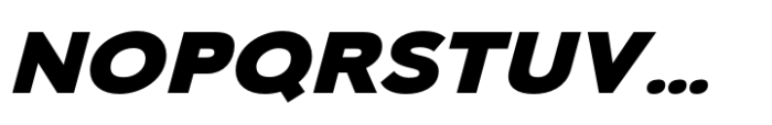 Biondi Sans Heavy Slanted Font UPPERCASE