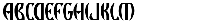 Bioned Font UPPERCASE