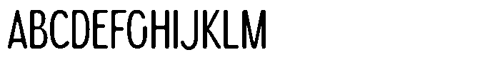 Biorne Rounded  Light Font UPPERCASE