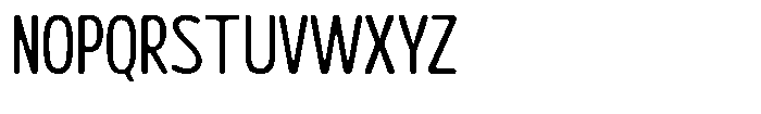 Biorne Rounded  Light Font UPPERCASE