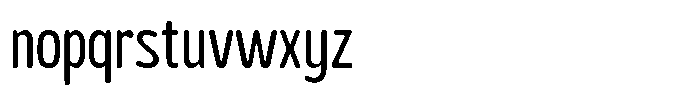 Biorne Rounded  Light Font LOWERCASE