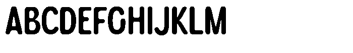 Biorne Rounded  Medium Font UPPERCASE