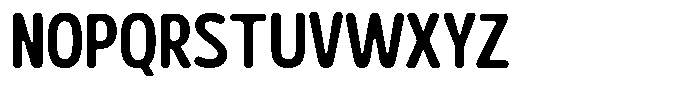 Biorne Rounded  Medium Font UPPERCASE