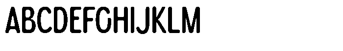 Biorne Rounded  Regular Font UPPERCASE