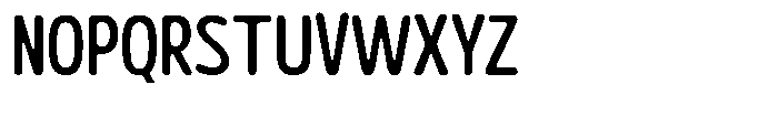 Biorne Rounded  Regular Font UPPERCASE