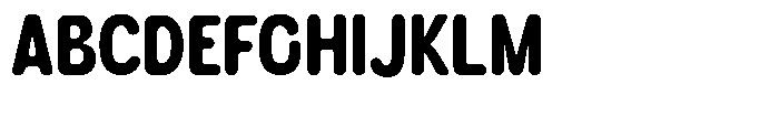 Biorne Rounded  Semi Bold Font UPPERCASE