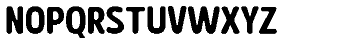 Biorne Rounded  Semi Bold Font UPPERCASE
