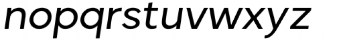 Biotic Medium Italic Font LOWERCASE