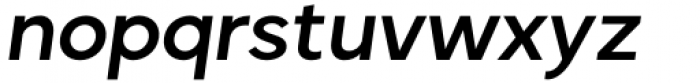 Biotic Semibold Italic Font LOWERCASE
