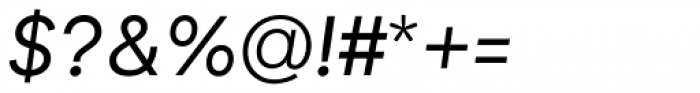 Biotif Regular Italic Font OTHER CHARS