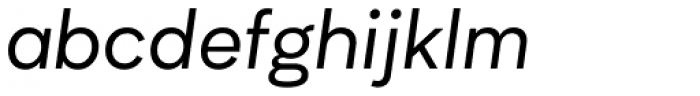 Biotif Regular Italic Font LOWERCASE