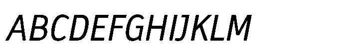 Biotrip Sans Italic Font UPPERCASE