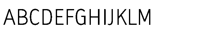 Biotrip Sans Light Font UPPERCASE