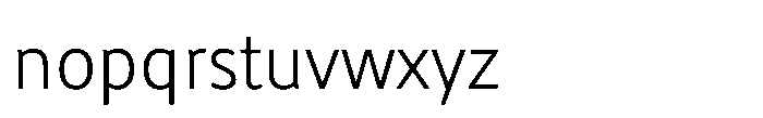 Biotrip Sans Light Font LOWERCASE