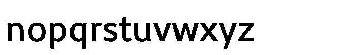 Biotrip Sans Medium Font LOWERCASE