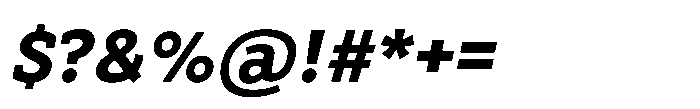 Biotrip Serif Bold Italic Font OTHER CHARS