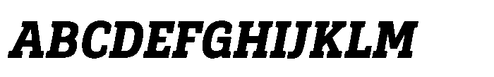 Biotrip Serif Bold Italic Font UPPERCASE