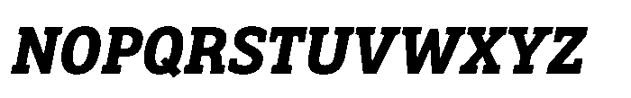 Biotrip Serif Bold Italic Font UPPERCASE