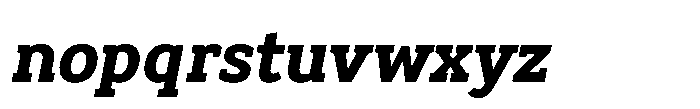 Biotrip Serif Bold Italic Font LOWERCASE