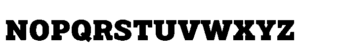Biotrip Serif Caps Extra Bold Font LOWERCASE