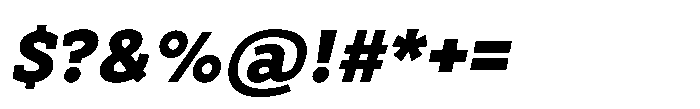 Biotrip Serif Extra Bold Italic Font OTHER CHARS