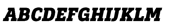 Biotrip Serif Extra Bold Italic Font UPPERCASE