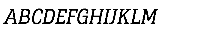 Biotrip Serif Italic Font UPPERCASE