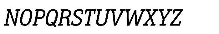 Biotrip Serif Italic Font UPPERCASE