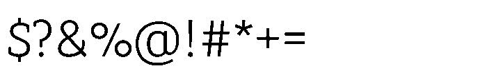 Biotrip Serif Light Font OTHER CHARS