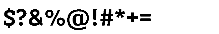 Biotrip Serif Semi Bold Font OTHER CHARS