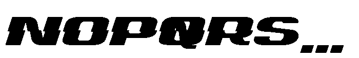 Biowar Font UPPERCASE