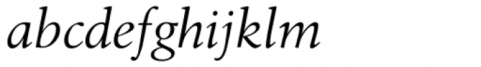 Birka Italic Font LOWERCASE