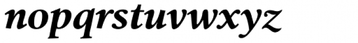 Birka Pro Bold Italic Font LOWERCASE