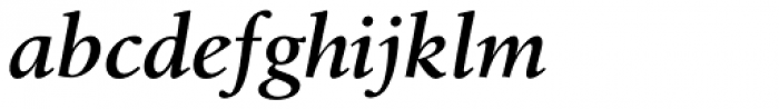 Birka Pro SemiBold Italic Font LOWERCASE