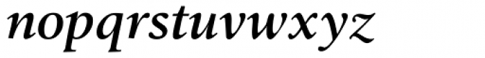 Birka SemiBold Italic Font LOWERCASE