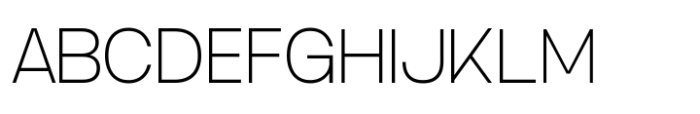 Birken Nue Thin Font UPPERCASE