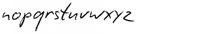 Biro Script Plus Regular Font LOWERCASE