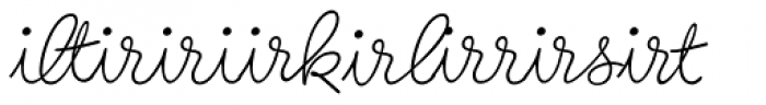 Birthday Ligatures Three Font UPPERCASE