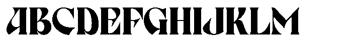 Birvase Font UPPERCASE