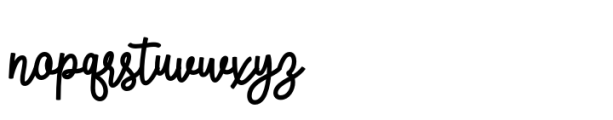 Biscuiterie Monoline Script Bold Font LOWERCASE